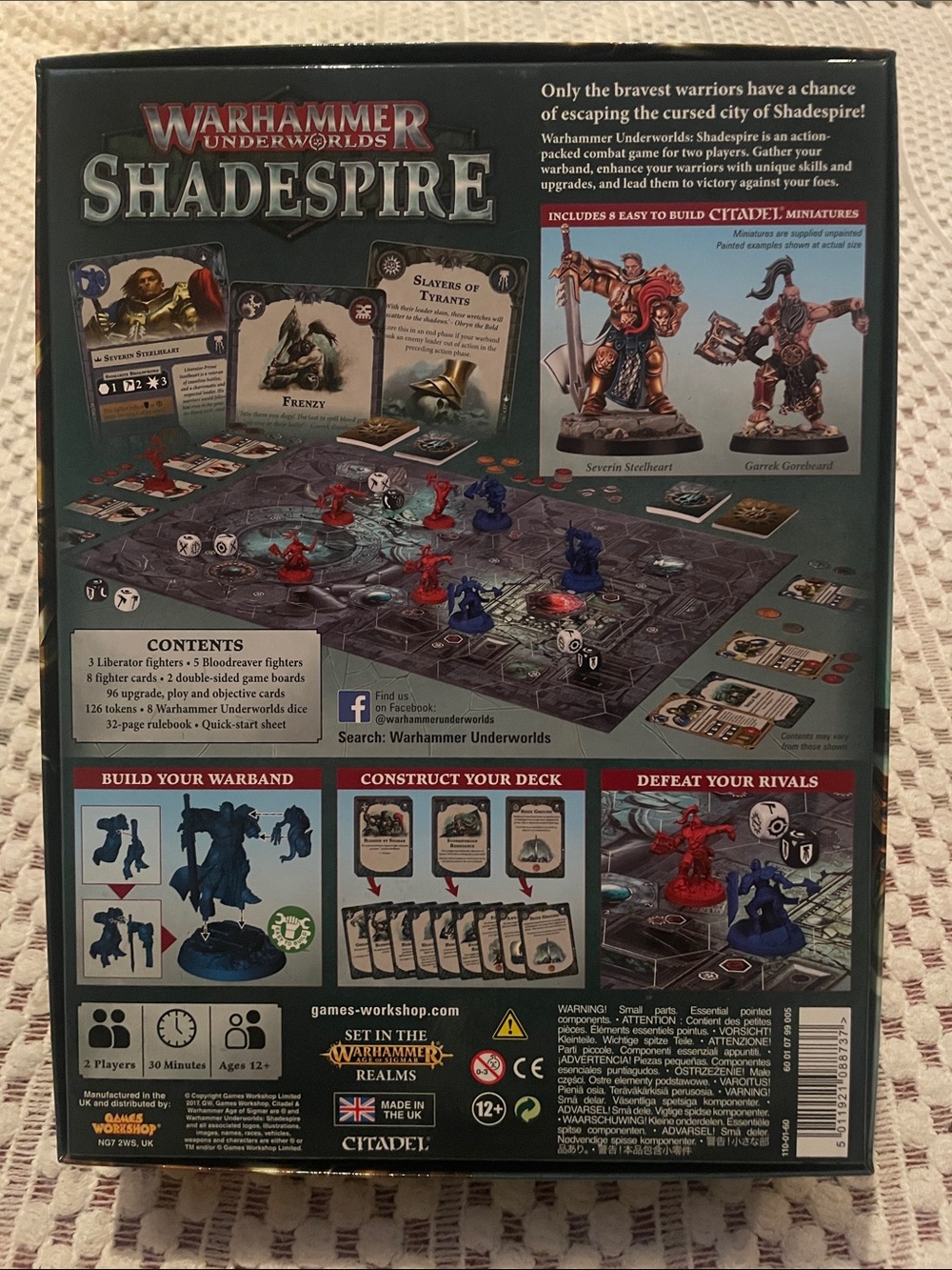 Warhammer Underworlds: Shadespire Core Set Board Game NWOT Complete - Picture 3 of 13